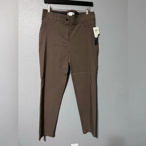 89th & Madison Women's Comfort Waist Stretch Pant Mocha Size 10 Regular NWT.
